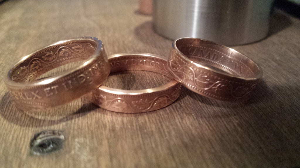 Bronze\Copper Coin Rings