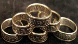 NYC Subway Token Rings